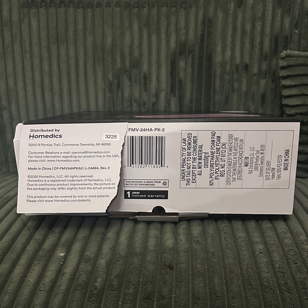 Homedics Foot Warmer & Massager with Heat - Picture 6 of 6